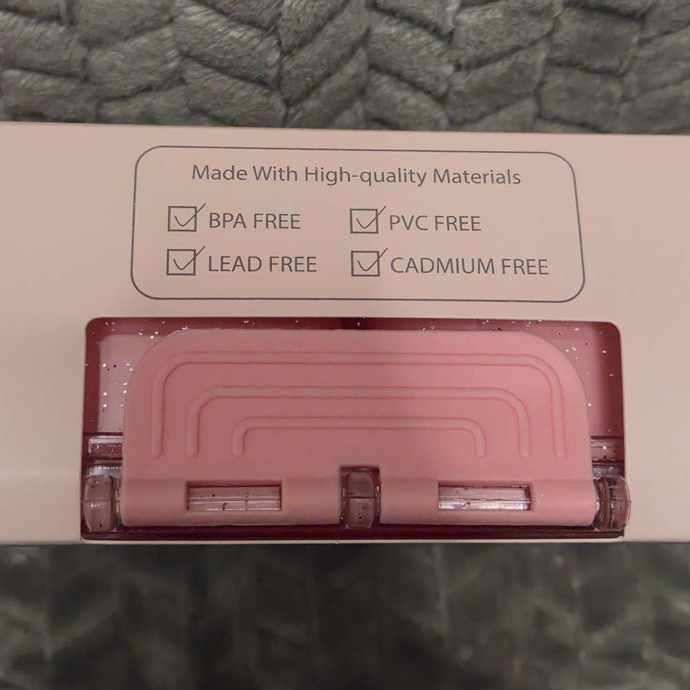 CWC Pink Sparkle Snack Box with 8 Compartments And Lid - Picture 4 of 4